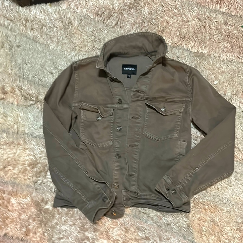 Green Express denim jacket